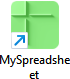 MySpreadsheet_shortcut