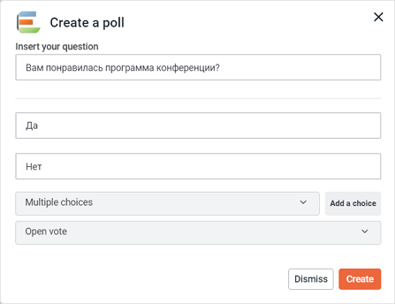poll
